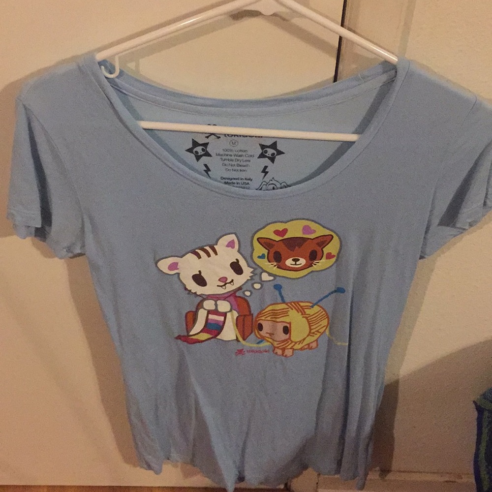 Tokidoki light blue T-shirt